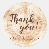 木素朴粒結婚様 ラウンドシール (正面)