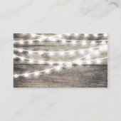 木素朴糸灯の結婚ホームページ エンクロージャーカード (裏面)