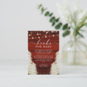 木素朴紐灯ベビー用ツリーブック エンクロージャーカード (スタンド正面)