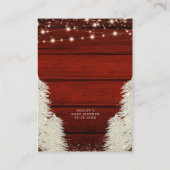 木素朴紐灯ベビー用ツリーブック エンクロージャーカード (裏面)