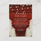 木素朴紐灯ベビー用ツリーブック エンクロージャーカード (正面)