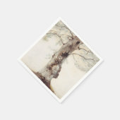 木素朴結婚の スタンダードカクテルナプキン (角)