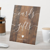 木素朴舎のスクリプトカードとギフト 台座サイン (インサイチュ)