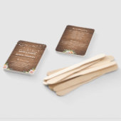 木素朴花の結婚式 ハンドファン (組立なし)