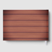 木素朴葉金箔結婚ズ ゲストブック (裏面)