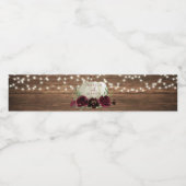 木素朴製パンプキ結婚ンの水瓶ラベル ペットボトルラベル (シングルラベル)