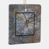 木素朴輪動揺して木素樹 セラミックオーナメント (右)