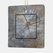 木素朴輪動揺して木素樹 セラミックオーナメント (左)