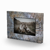 木素朴輪動揺して木素樹 フォトブロック (右)