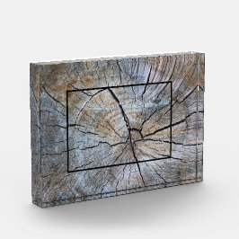 木素朴輪動揺して木素樹 フォトブロック