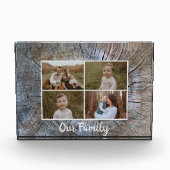 木素朴輪動揺して木素樹 フォトブロック (正面)