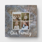 木素朴輪動揺して木素樹 フォトプラーク (正面)