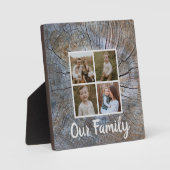 木素朴輪動揺して木素樹 フォトプラーク (正面)