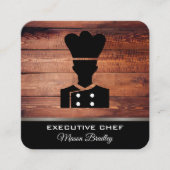 木素朴道具 | グリルマスター | シェフ スクエア名刺 (正面)