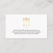 木素朴道具 |ゴールドフォイル（ばちゃばちゃ）跳ねる 名刺 (裏面)