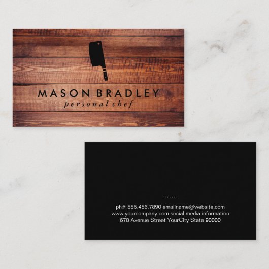 木素朴道具 名刺 (正面/裏面)