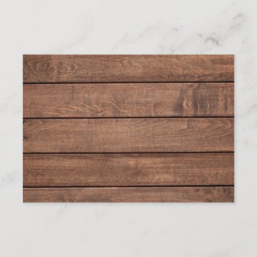 木素朴野花フローラ結婚披露宴 エンクロージャーカード (裏面)