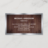 木素朴鋼手鋸大工 名刺 (裏面)