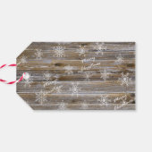 木素朴雪のギフトラベル ギフトタグ (裏面横)