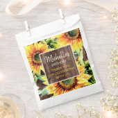 木素朴黄ひまわり フェイバーバッグ (クリップ留めされた状態)