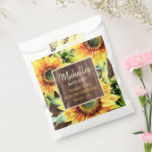 木素朴黄ひまわり フェイバーバッグ (封をした状態)