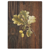 木素朴、オーク離れ材、どんこ、名前 クリップボード (裏面)