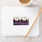 木結婚とレースの素朴な ラベル (インサイチュ)