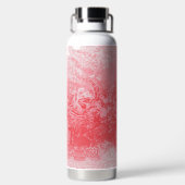 木絵を描の赤い空 ウォーターボトル (背面)