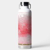 木絵を描の赤い空 ウォーターボトル (正面)