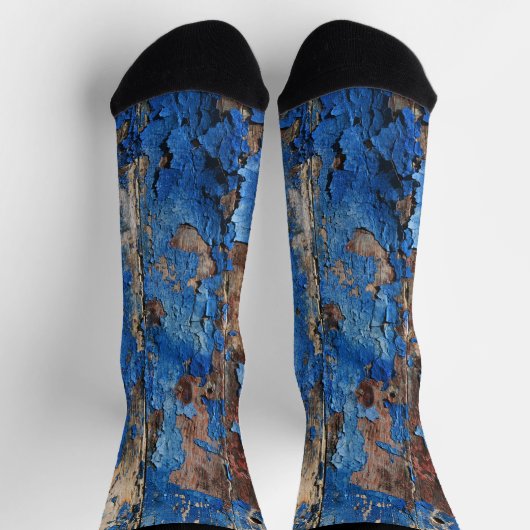 木絵を描板の幻想を青く剥がす ソックス (上部)