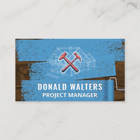 木絵を描板 |ブループリント 名刺 (正面)