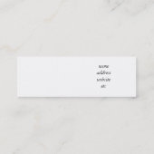 木絵を描質上のア素朴メリカ国旗 スキニー名刺 (裏面)