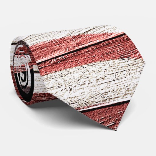 木絵を描質上のア素朴メリカ国旗 ネクタイ (ロール)