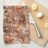 木綿下のエイサー林または地下の岩 キッチンタオル (四つ折り)