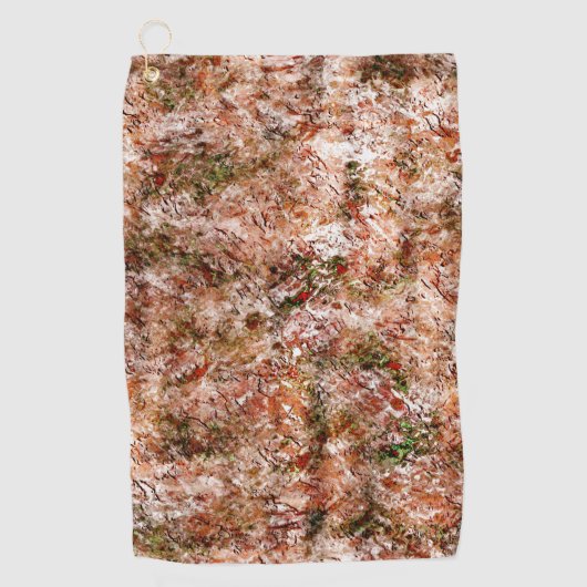 木綿下のエイサー林または地下の岩 ゴルフタオル (正面)