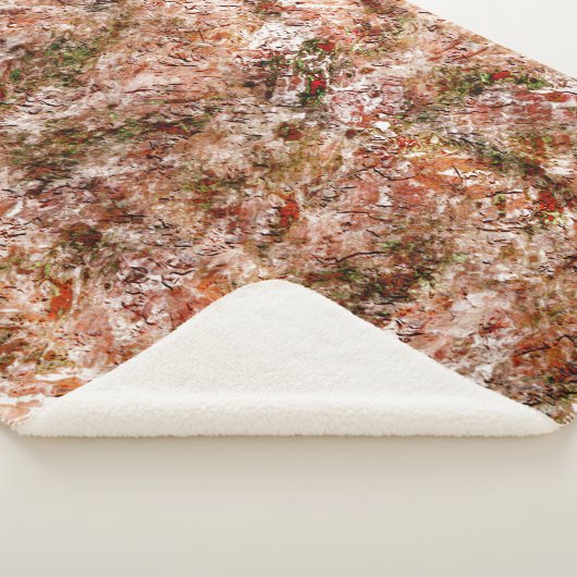 木綿又は地中の岩の下の雨林 シェルパブランケット (3/4)