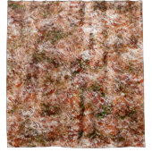 木綿又は地中の岩の下の雨林 シャワーカーテン (正面)