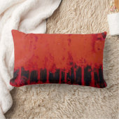 木綿枕「赤木」 ランバークッション (ブランケット)