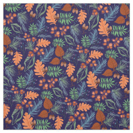 木綿織物100%秋葉柄 ファブリック