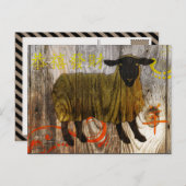 木羊の年 シーズンポストカード (正面/裏面)