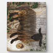 木羊の年 フォトプラーク (正面)