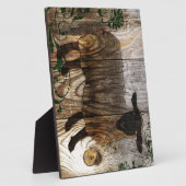 木羊の年 フォトプラーク (側面)