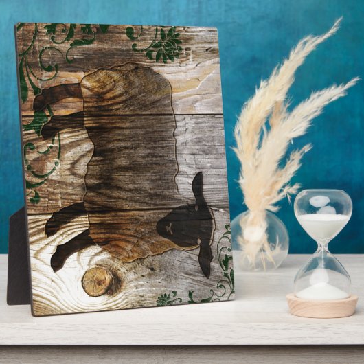 木羊の年 フォトプラーク (側面)