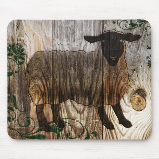 木羊の年 マウスパッド (正面)