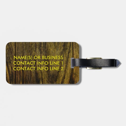 木羊の年 ラゲッジタグ (裏面横)