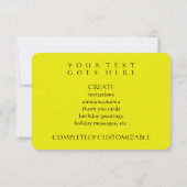 木羊の年 招待状 (裏面)