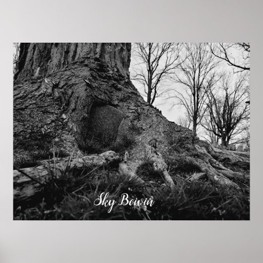 木考え ポスター (正面)