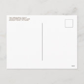 木聖書聖句素朴クリスマスの休日の写真 シーズンポストカード (裏面)