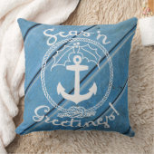 木航海の材 | Seas 'n Greetings |休日 クッション (ブランケット)