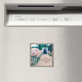 木花ブーケ愛の通路結婚バイブル聖句 マグネット (インサイチュ (食洗機))